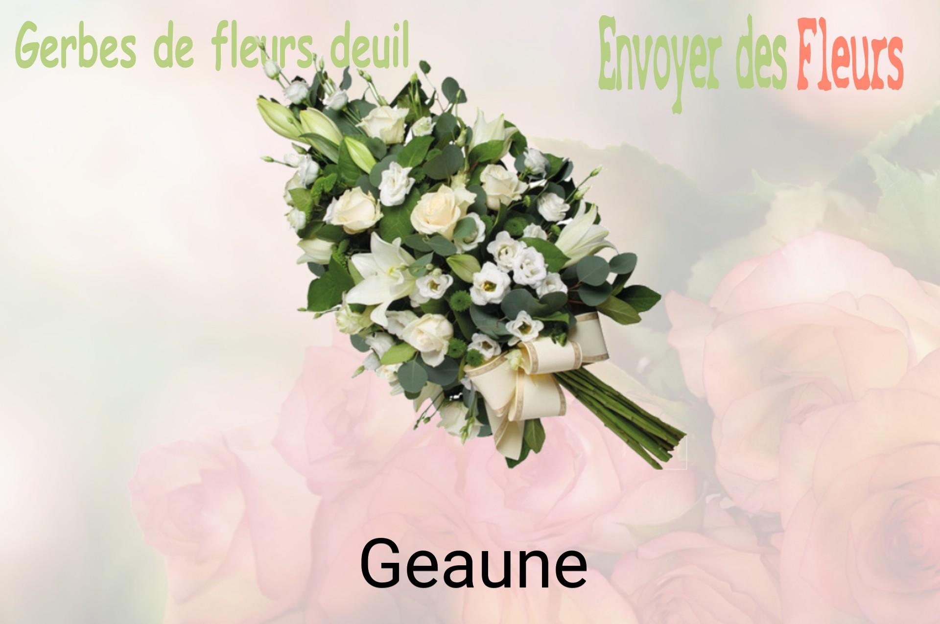 Gerbe de fleurs de deuil livrée à Geaune